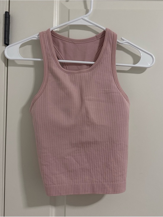 lululemon athletica Tops - lululemon athletica Ribbed Scoop-Neck Tank in Dusty Rose